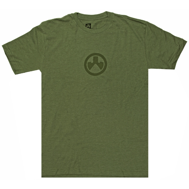 Picture of Magpul Industries Icon Logo  T-Shirt  Large  Olive Drab Heather MAG1115-317-L