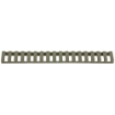 Picture of Magpul Industries Ladder Rail Panel  Fits Carbine Length Picatinny Rail  18 Slots  Polymer Construction  Olive Drab Green MAG013-ODG