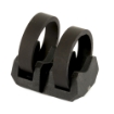 Picture of Magpul Industries Light Mount V-Block and Rings  Fits Magpul Light Mounts  Black MAG614-BLK