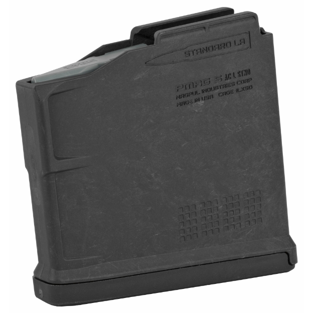 Picture of Magpul Industries Magazine  PMAG  Standard Long Action Calibers  5 Rounds  Fits AICS Long Action And Hunter 700L Stock  Black MAG671-BLK