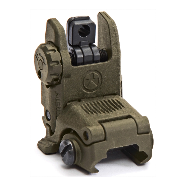 Picture of Magpul Industries MBUS Back-Up Rear Sight Gen 2  Fits Picatinny Rails  Flip Up  Olive Drab Green MAG248-ODG