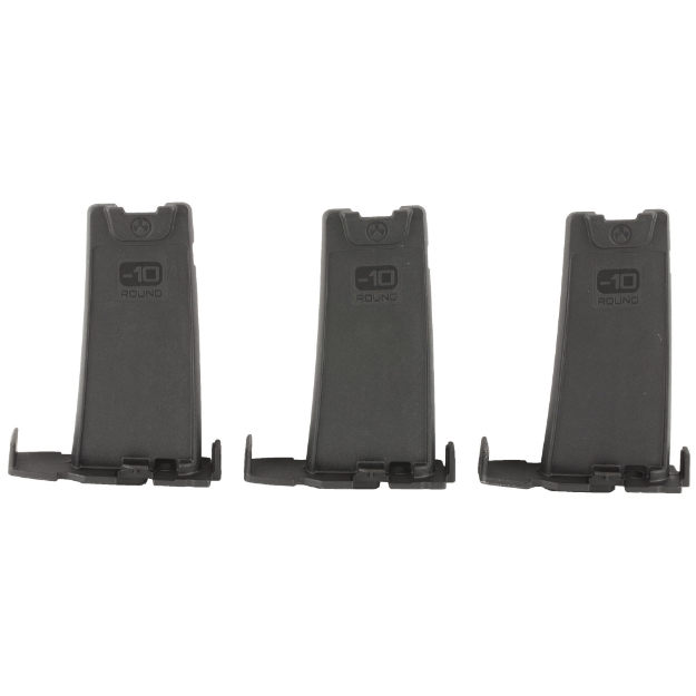 Picture of Magpul Industries Minus 10 Round Limiter  Fits PMAG AR/M4 Gen M3  3 Pack  Black MAG286-BLK