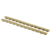 Picture of Magpul Industries M-LOK Rail Cover Type 1  Fits M-LOK Compatible Systems  9.5" Length Covers 6 M-LOK Slots  Can Be Cut  FDE MAG602-FDE