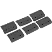 Picture of Magpul Industries M-LOK Rail Covers  Type 2 Rail Cover  Includes 6 panels each covering one M-LOK slot  Fits M-LOK  Black MAG603-BLK