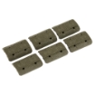 Picture of Magpul Industries M-LOK Rail Covers  Type 2 Rail Cover  Includes 6 panels each covering one M-LOK slot  Fits M-LOK  Olive Drab Green MAG603-ODG