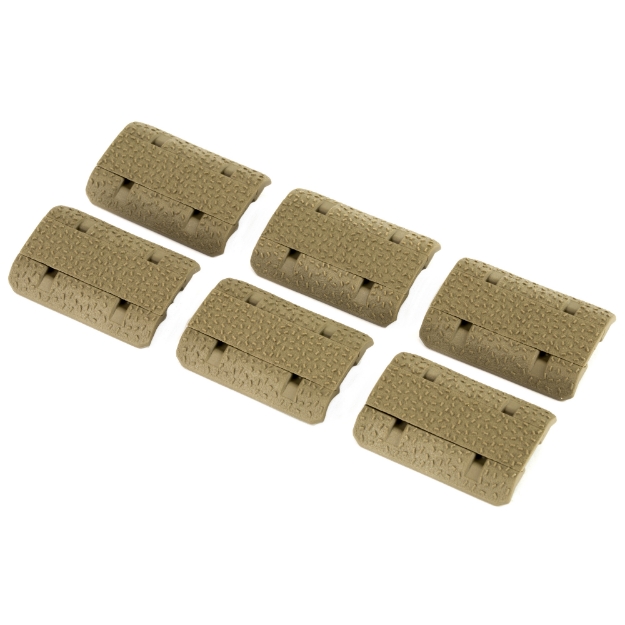 Picture of Magpul Industries M-LOK Rail Covers  Type 2Rail Cover  Includes 6 panels each covering one M-LOK slot  Fits M-LOK  Flat Dark Earth MAG603-FDE