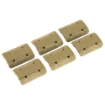 Picture of Magpul Industries M-LOK Rail Covers  Type 2Rail Cover  Includes 6 panels each covering one M-LOK slot  Fits M-LOK  Flat Dark Earth MAG603-FDE