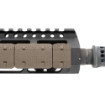Picture of Magpul Industries M-LOK Rail Covers Type 2 Half Slot  Fits M-LOK Compatible Systems  Low Profile Design Compatible with Full and Half Size M-LOK Aluminum Handguards  Flat Dark Earth MAG1365-FDE