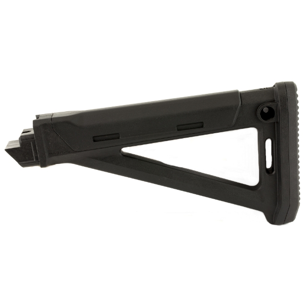 Picture of Magpul Industries MOE AK Stock  Fits AK Variants Except Yugo Pattern or Norinco Type 56S/MAK90 Rifles  Internal Storage Compartment  Rubber Butt-Pad  Rear Sling Mounts  Black MAG616-BLK