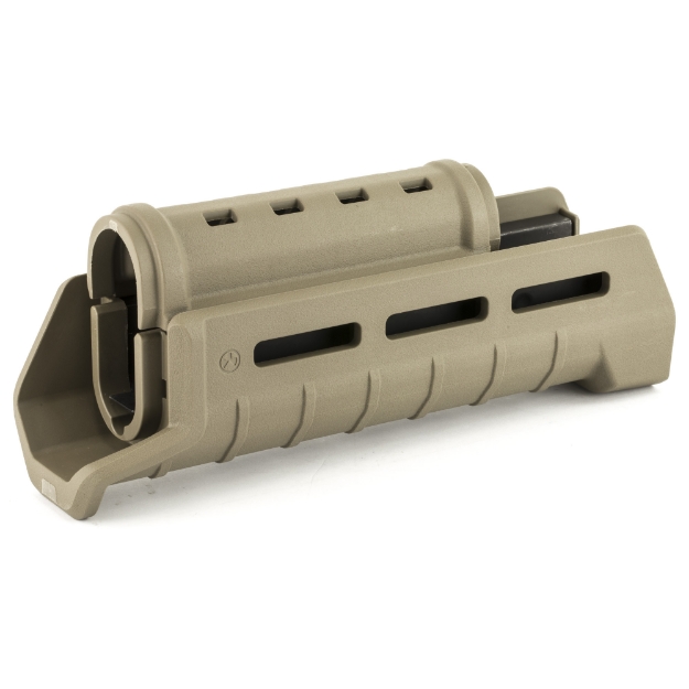 Picture of Magpul Industries MOE AKM Handguard  Fits AK Variants Except Yugo Pattern Rifles or RPK Style Receivers  Polymer Construction  Integrated Heat Shield  M-LOK Mounting Capabilities  Flat Dark Earth MAG620-FDE