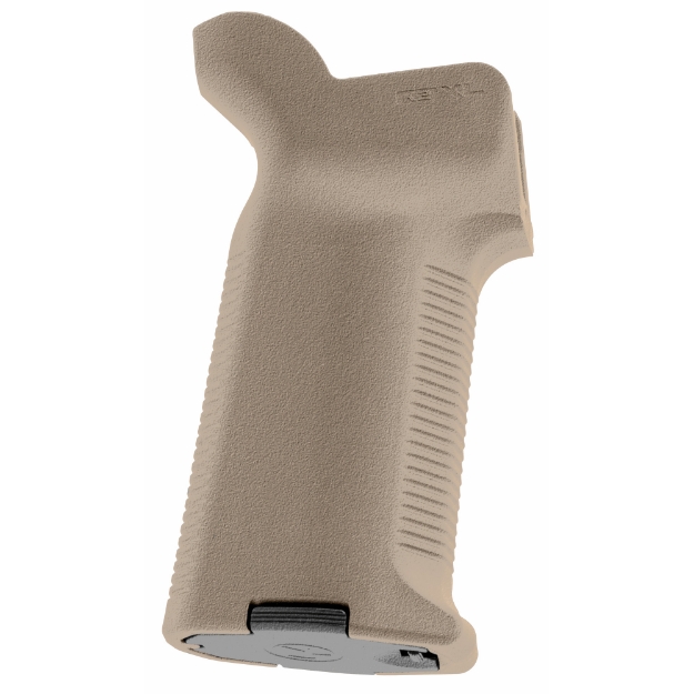 Picture of Magpul Industries MOE K2 XL Grip  Approximately 25% Larger than MOE K2 Grips  More Vertical Angle Provides Optimal Hand Position For Modern Shooting Techniques  Fits AR Rifles  Flat Dark Earth MAG1165-FDE