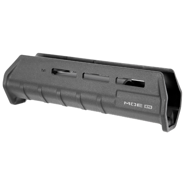 Picture of Magpul Industries MOE M-LOK Forend  Fits Remington 870  Polymer Construction  Features M-LOK Slots  Black MAG496-BLK