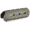 Picture of Magpul Industries MOE M-LOK Handguard  Fits AR-15  Carbine Length  Polymer Construction  Features M-LOK Slots  Olive Drab Green MAG424-ODG