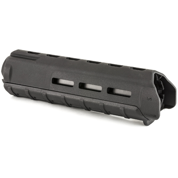 Picture of Magpul Industries MOE M-LOK Handguard  Fits AR-15  Mid Length  Polymer Construction  Features M-LOK Slots  Black MAG426-BLK