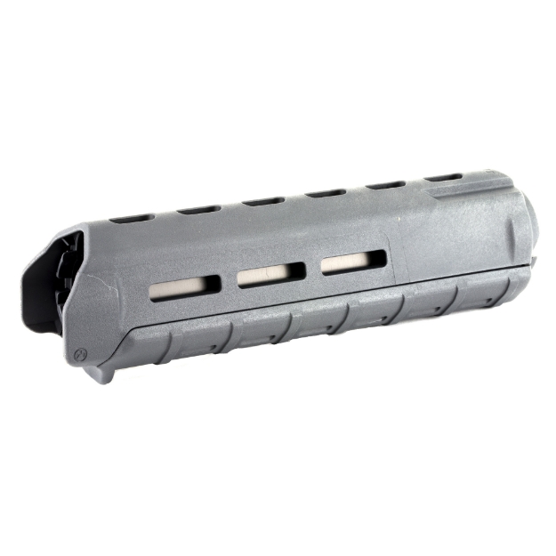 Picture of Magpul Industries MOE M-LOK Handguard  Fits AR-15  Mid Length  Polymer Construction  Features M-LOK Slots  Gray MAG426-GRY