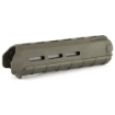 Picture of Magpul Industries MOE M-LOK Handguard  Fits AR-15  Mid Length  Polymer Construction  Features M-LOK Slots  Olive Drab Green MAG426-ODG