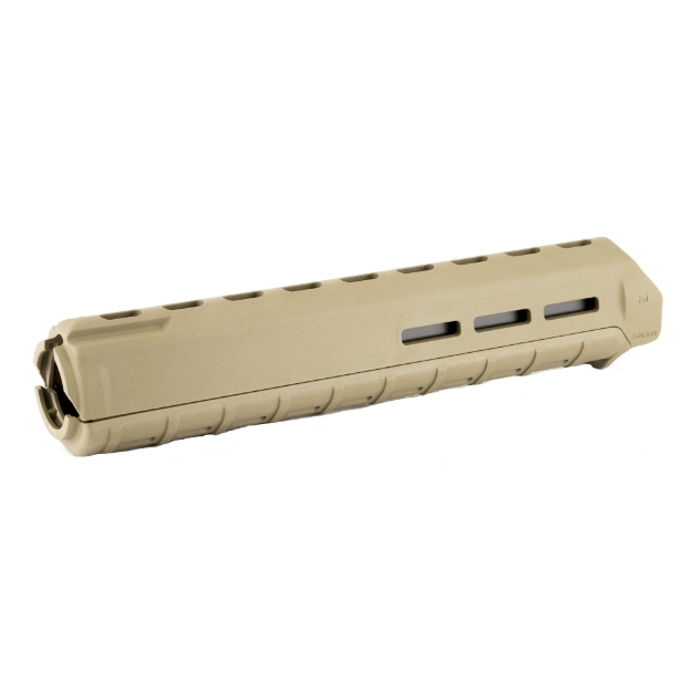 Picture of Magpul Industries MOE M-LOK Handguard  Fits AR-15  Rifle Length  Polymer Construction  Features M-LOK Slots  FDE MAG427-FDE