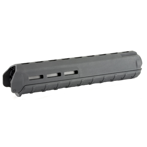 Picture of Magpul Industries MOE M-LOK Handguard  Fits AR-15  Rifle Length  Polymer Construction  Features M-LOK Slots  Gray MAG427-GRY