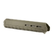 Picture of Magpul Industries MOE M-LOK Handguard  Fits AR-15  Rifle Length  Polymer Construction  Features M-LOK Slots  OD Green MAG427-ODG