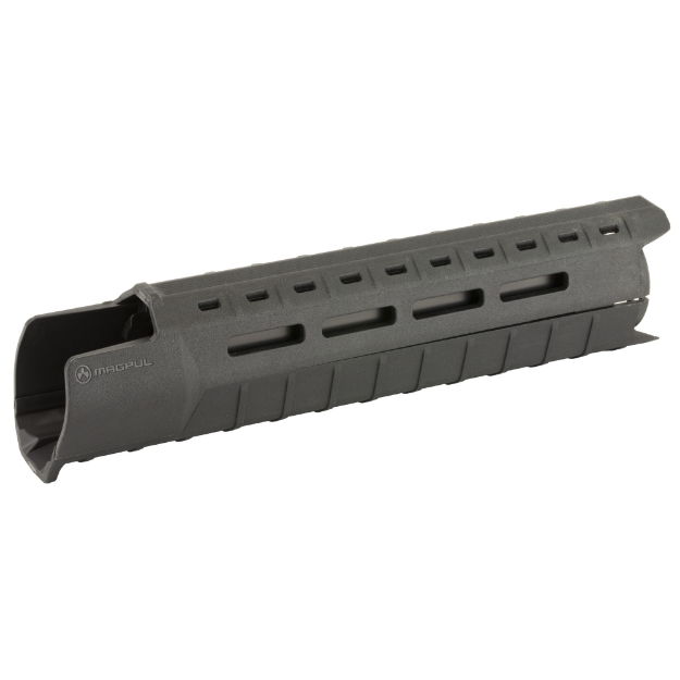 Picture of Magpul Industries MOE Slim Line Handguard  Fits AR-15  Mid Length  Polymer Construction  Features M-LOK Slots  Black MAG551-BLK