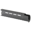 Picture of Magpul Industries MOE Slim Line Handguard  Fits AR-15  Mid Length  Polymer Construction  Features M-LOK Slots  Gray MAG551-GRY