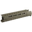 Picture of Magpul Industries MOE Slim Line Handguard  Fits AR-15  Mid Length  Polymer Construction  Features M-LOK Slots  Olive Drab Green MAG551-ODG