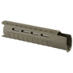 Picture of Magpul Industries MOE Slim Line Handguard  Fits AR-15  Mid Length  Polymer Construction  Features M-LOK Slots  Olive Drab Green MAG551-ODG