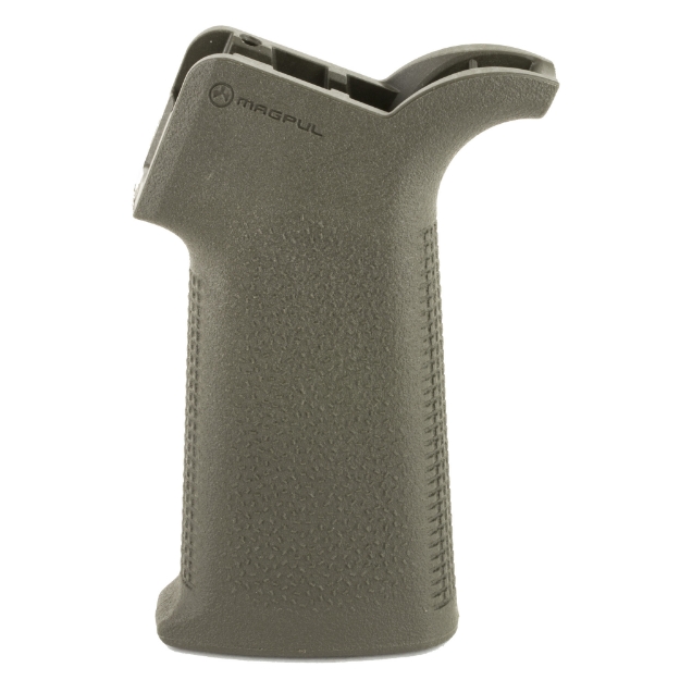 Picture of Magpul Industries MOE Slim Line Pistol Grip  Fits AR-15  TSP Textured  Olive Drab Green MAG539-ODG