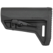 Picture of Magpul Industries MOE SL-M Carbine Stock  Fits Mil-Spec Buffer Tubes  Matte Finish  Black MAG1242-BLK