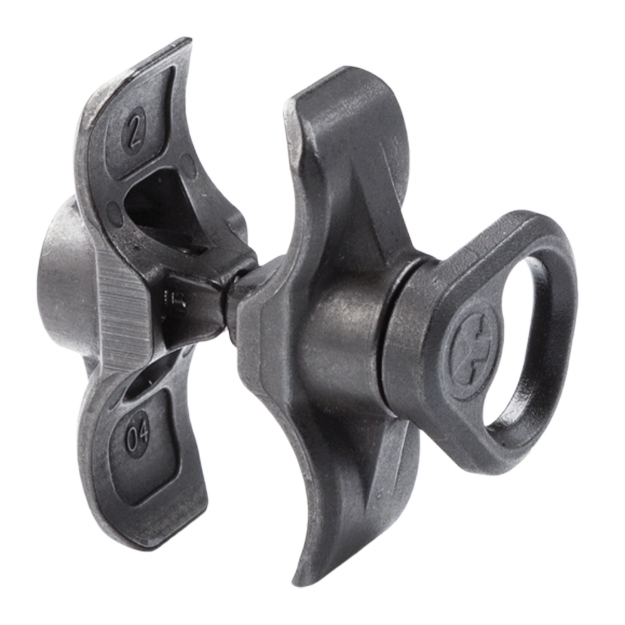 Picture of Magpul Industries Forward Sling Mount  Dedicated Fit For Mossberg 590A1 Models With Factory Extended Magazine Tube And Will Not Fit Other Mossberg Models  Melonite Treated Steel  Black MAG493-BLK