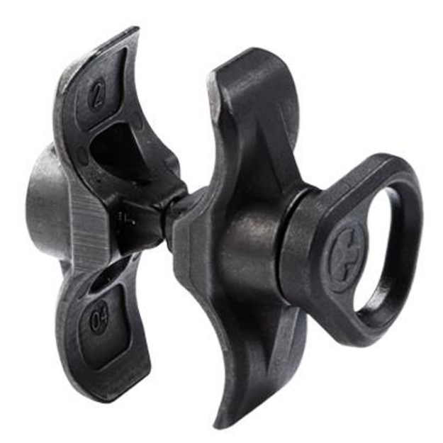 Picture of Magpul Industries Forward Sling Mount  Dedicated Fit For The Remington 870 And Mossberg 500  590  And Maverick Shotguns With An Extended Mag Tube  Melonite Treated Steel  Black MAG508-BLK