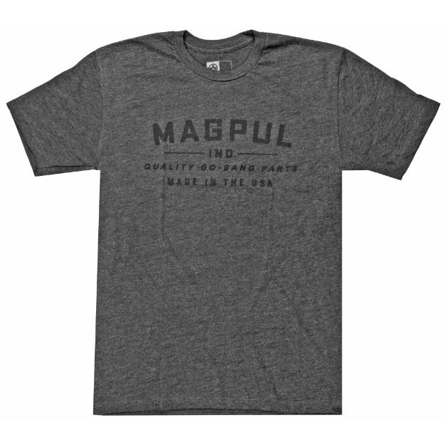 Picture of Magpul Industries Go Bang Parts  T-Shirt  XXLarge  Charcoal Heather MAG1112-011-2XL
