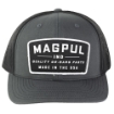 Picture of Magpul Industries Go Bang Trucker Hat  Charcoal/Black  One Size Fits Most MAG1102-014