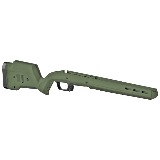 Picture of Magpul Industries Hunter 110 Stock  OD Green  Right Hand  Fits Savage 110 Short Action (Does Not Fit Axis Rifles)  Includes Bolt Action Magazine Well and 5Rd 7.62 PMAG MAG1069-ODG-RT