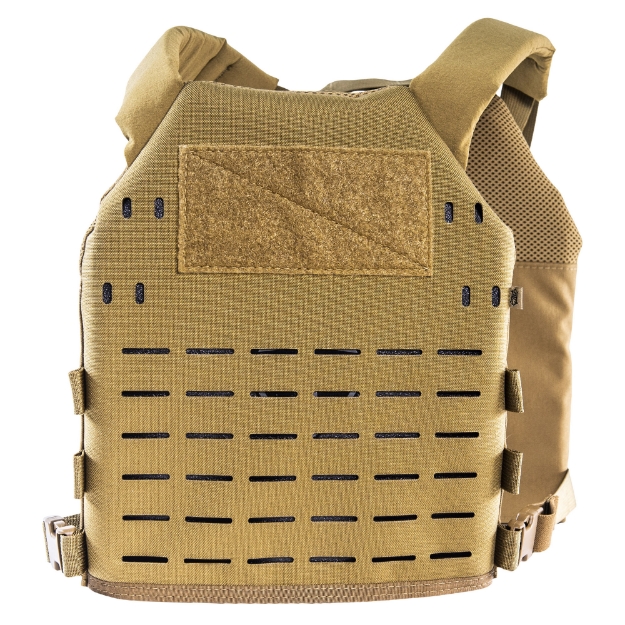 Picture of High Speed Gear Core Plate Carrier  Body Armor Carrier  Designed to Fit Small SAPI or 8"X10" Commercial Plates  Nylon Construction  Matte Finish  Coyote Brown 40PC11CB