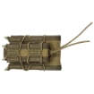 Picture of High Speed Gear Double Decker TACO  Dual Magazine Pouch  Molle  Fits (1) Rifle Magazine and (1) Pistol Magazine  Hybrid Kydex and Nylon  Coyote Brown 11DD00CB