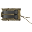 Picture of High Speed Gear Double Decker TACO  Dual Magazine Pouch  Molle  Fits (1) Rifle Magazine and (1) Pistol Magazine  Hybrid Kydex and Nylon  Coyote Brown 11DD00CB