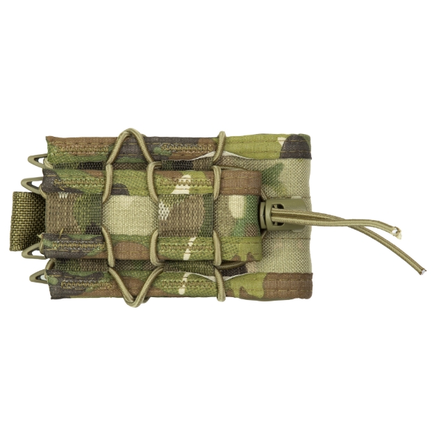 Picture of High Speed Gear Double Decker TACO  Dual Magazine Pouch  Molle  Fits (1) Rifle Magazine and (1) Pistol Magazine  Hybrid Kydex and Nylon  Multicam 11DD00MC
