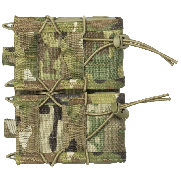 Picture of High Speed Gear Double Rifle TACO  Dual Magazine Pouch  Molle  Fits Most Rifle Magazines  Hybrid Kydex and Nylon  MultiCam 11TA02MC