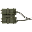 Picture of High Speed Gear Pistol TACO  Double Magazine Pouch  MOLLE  Fits Most Pistol Magazines  Hybrid Kydex and Nylon  Olive Drab Green 11PT02OD