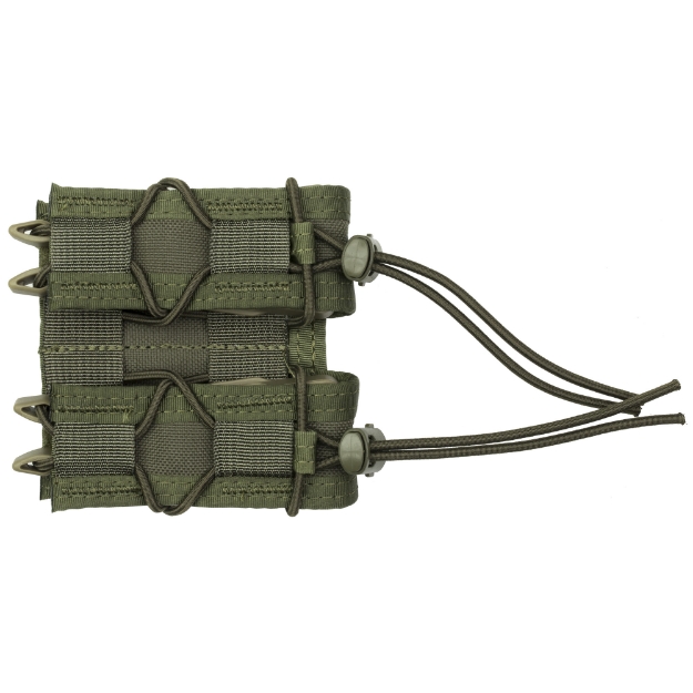Picture of High Speed Gear Pistol TACO  Double Magazine Pouch  MOLLE  Fits Most Pistol Magazines  Hybrid Kydex and Nylon  Olive Drab Green 11PT02OD