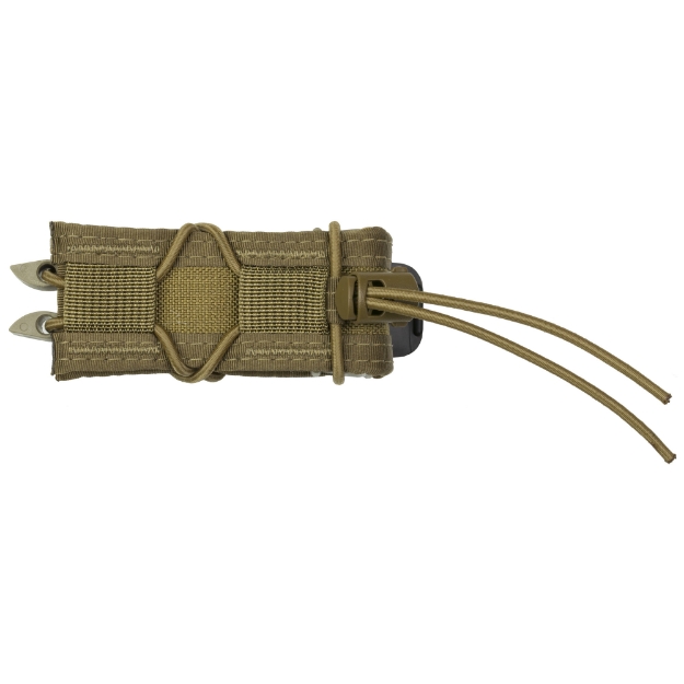 Picture of High Speed Gear Pistol TACO  Single Magazine Pouch  Molle  Fits Most Pistol Magazines  Hybrid Kydex and Nylon  Coyote Brown 11PT00CB