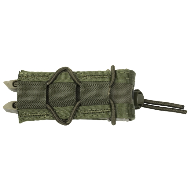 Picture of High Speed Gear Pistol TACO  Single Magazine Pouch  Molle  Fits Most Pistol Magazines  Hybrid Kydex and Nylon  Olive Drab Green 11PT00OD