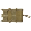 Picture of High Speed Gear Rifle TACO  Single Magazine Pouch  MOLLE  Fits Most Rifle Magazines  Hybrid Kydex and Nylon  Coyote Brown 11TA00CB