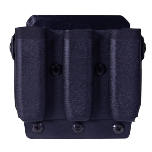 Picture of High Speed Gear Uniform Line  Triple Mag Pouch  Size 1  Black  PLM Belt Mounted  Kydex 42P113BK