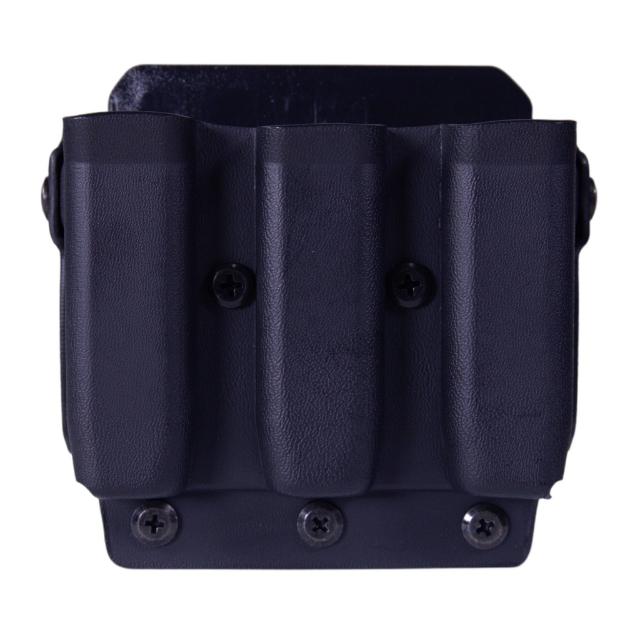 Picture of High Speed Gear Uniform Line  Triple Mag Pouch  Size 2  Black  PLM Belt Mounted  Kydex 42P213BK