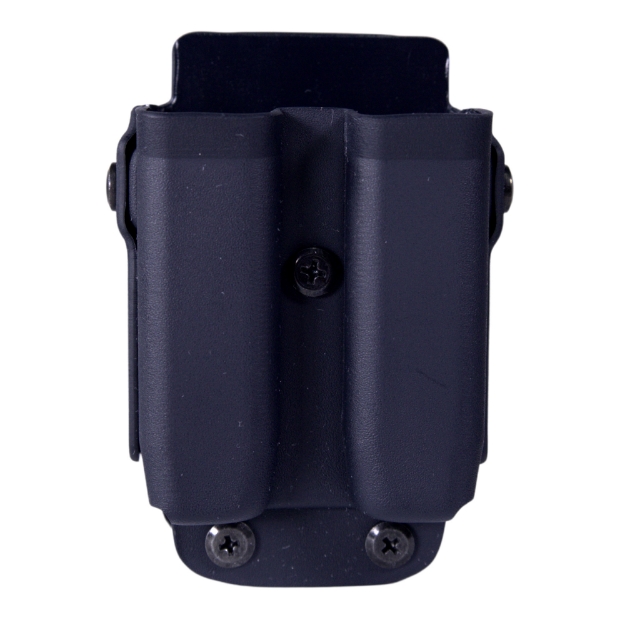Picture of High Speed Gear Uniform Line  Twin Mag Pouch  Size 1  Black  Fits MOLLE or Belt  Kydex  Universal Clip Mount 42P102BK