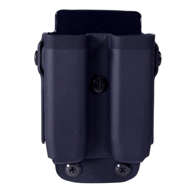 Picture of High Speed Gear Uniform Line  Twin Mag Pouch  Size 2  Black  Fits MOLLE or Belt  Kydex  Universal Clip Mount 42P202BK