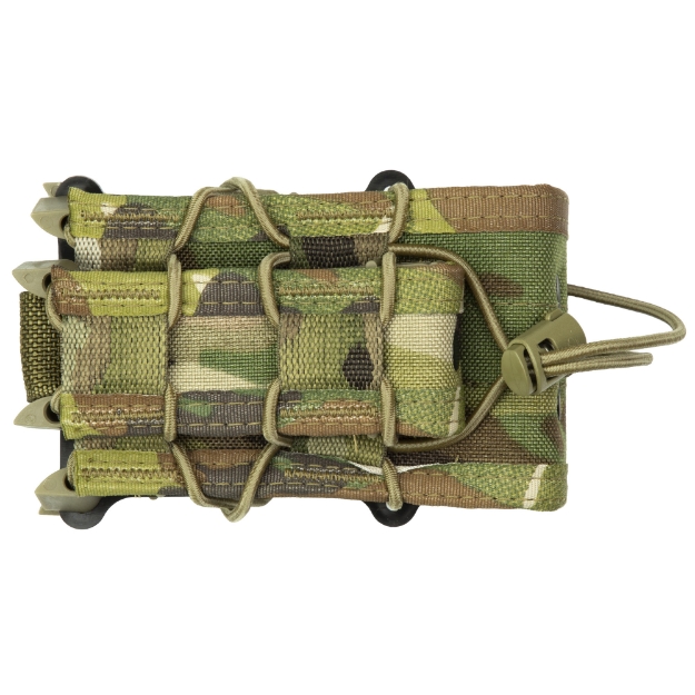 Picture of High Speed Gear X2RP TACO  Dual Rifle Magazine Pouch  Molle  Fits Most Rifle Magazines  Single Pistol Magazine Pouch  Fits Most Pistols Magazines  Hybrid Kydex and Nylon  Multicam 112RP0MC