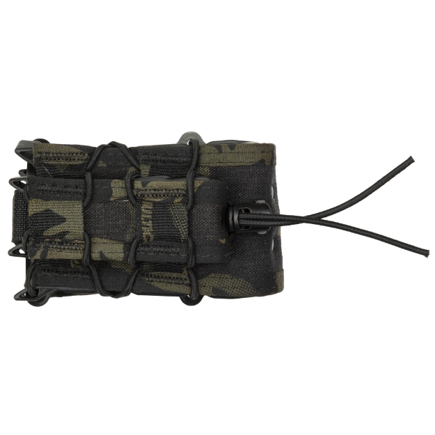 Picture of High Speed Gear X2RP TACO  Dual Rifle Magazine Pouch  Molle  Fits Most Rifle Magazines  Single Pistol Magazine Pouch  Fits Most Pistols Magazines  Hybrid Kydex and Nylon  Multicam Black 112RP0MB